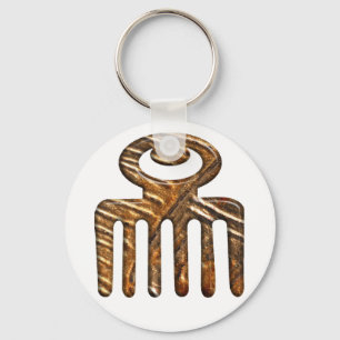 Porte-clés African Adinkra simbol of beauty.