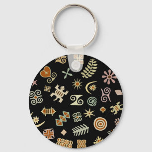 Porte-clés African Adinkra Symbols