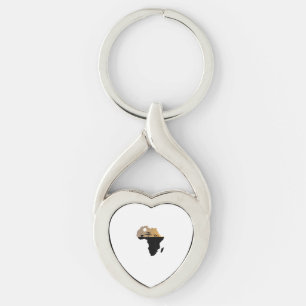 Porte-clés Afrique Continent Safari