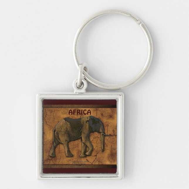 Porte-clés Afrique sauvage Amateurs d'animaux Big Five (Devant)