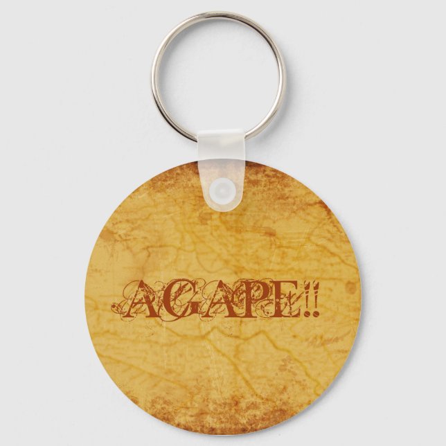 PORTE-CLÉS AGAPE ! !... KEYRINES RELIGIEUSES (Recto)