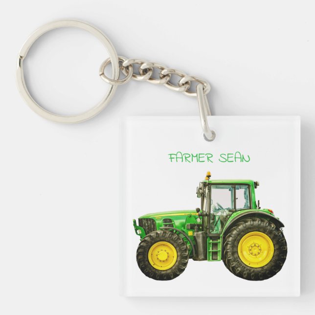 Porte-clés Agriculteurs John Deere Tracteur (Devant)