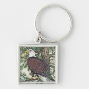 Porte-clés Aigle à tête blanche