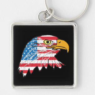 Porte-clés aigle américain
