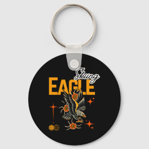 Porte-clés Aigle de ski