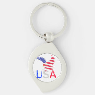 Porte-clés Aigle des États-Unis