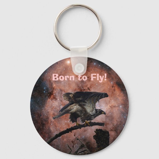 Porte-clés Aigle et cadeaux spatiaux (Recto)