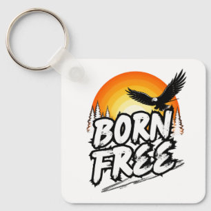 Porte-clés Aigle Né Libre