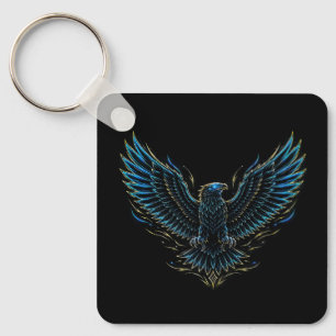 Porte-clés Aigle Néo-Cyberpunk