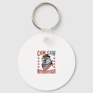 Porte-clés Aigle Patriotique Caw Caw Vintage Dessin de T-shir