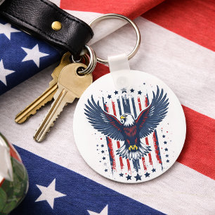 Porte-clés Aigle Patriotique Vintage