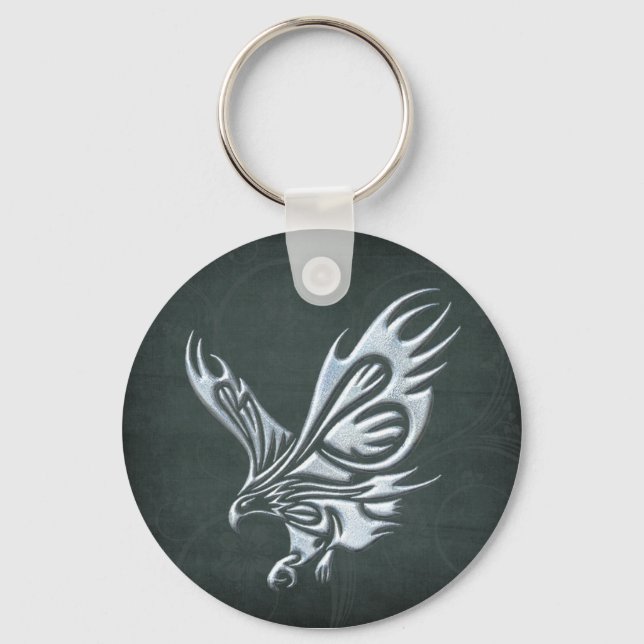 Porte-clés Aigle tribal (Recto)