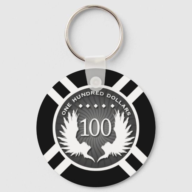 Porte-clés Ailes - Porte - clé de puces de poker (Recto)