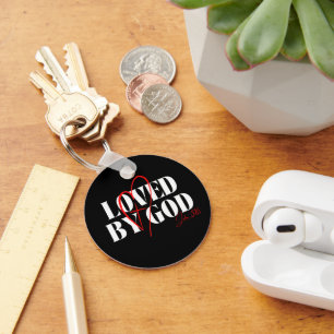 Porte-clés Aimé par Dieu - Jean 3:16