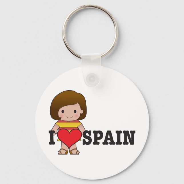 Porte-clés Aimer Espagne (Recto)