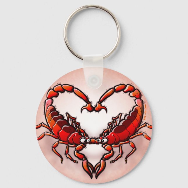 Porte-clés Aimer les scorpions (Recto)