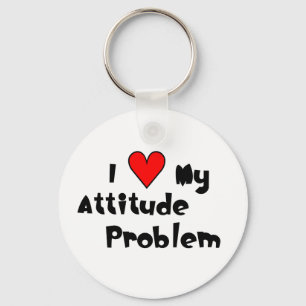 Porte-clés Aimer mon problème d'attitude