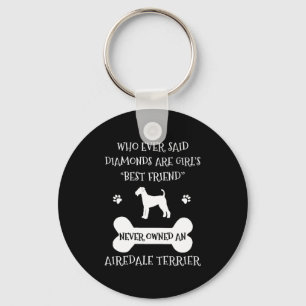 Porte-clés Airedale Terrier Dog meilleur ami