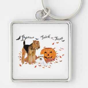 Porte-clés Airedale Terrier Halloween