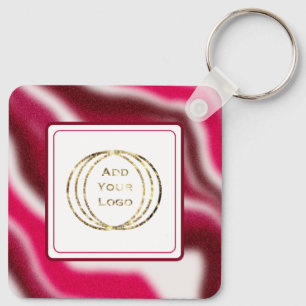 Porte-clés Ajouter un logo d'entreprise Bright Christmas Prom