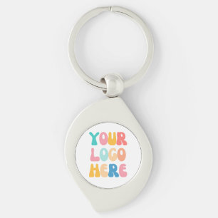 Porte-clés Ajouter votre entreprise Logo Moderne Minimal Simp