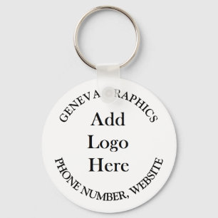 Porte-clés Ajouter votre logo et vos informations professionn