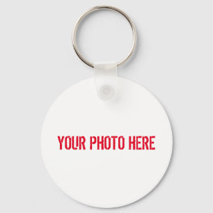 Porte-clés Ajouter votre photo ! bouton personnalisable