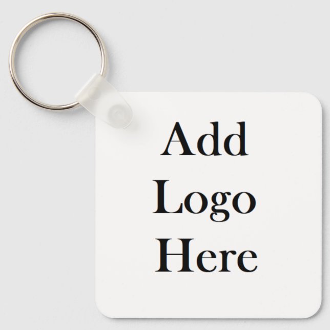 Porte-clés Ajoutez votre logo professionnel à cette (Recto)