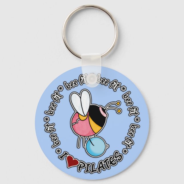 Porte-clés ajustement abeille - pilates porte - clé (Recto)