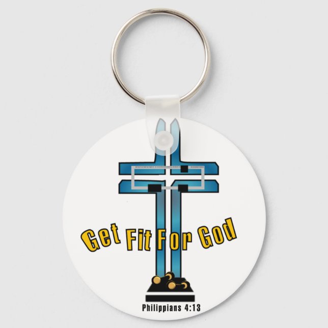 Porte-clés Ajuster à Dieu (Recto)
