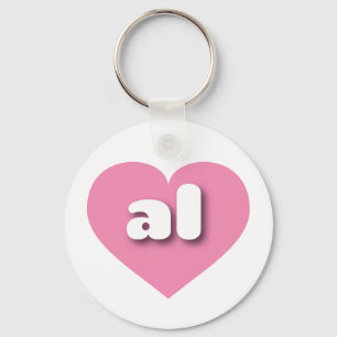 Porte-clés Alabama coeur rose - J'aime tous