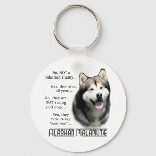 Porte-clés Alaskan Malamute FAQ Porte - clé