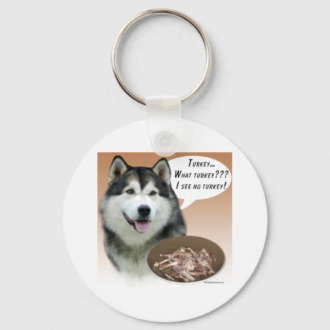 Porte-clés Alaskan Malamute Turquie (Recto)