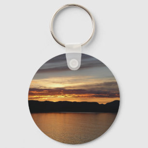 Porte-clés Alaskan Sunset II Belle photographie de l'Alaska