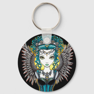 Porte-clés "Alaura" Gothic Guardian Angel Keychain