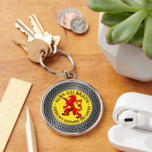 Porte-clés Alba Gu Brath Lion Rampant noeud