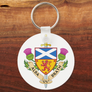 Porte-clés Alba Gu Bràth Scottish Heritage Crest Inspiré