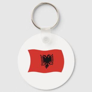 Porte-clés Albanie Porte - clé du drapeau