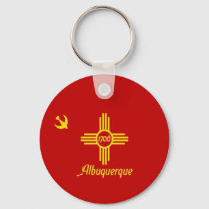 Porte-clés Albuquerque (New Mexico) flag Keychain