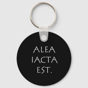 Porte-clés Alea Iacta Est