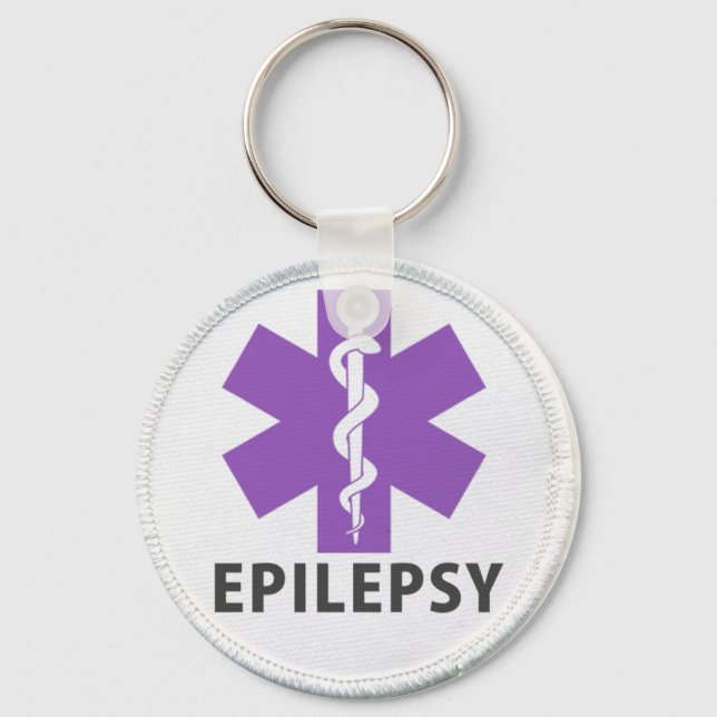 Porte-clés Alerte d'épilepsie (Recto)