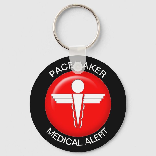 Porte-clés Alerte médicale Pacemaker (Recto)