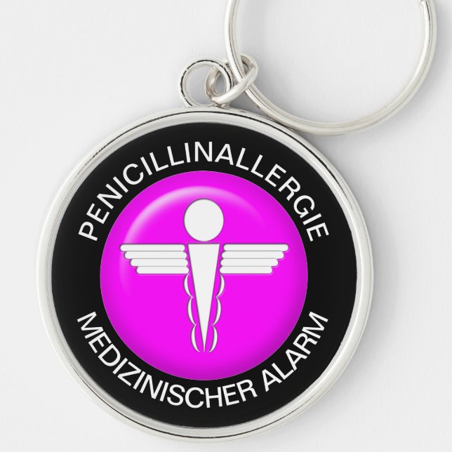 Porte-clés Alerte Médicale PENICILLINALLERGI - Porte - clé de (Devant)