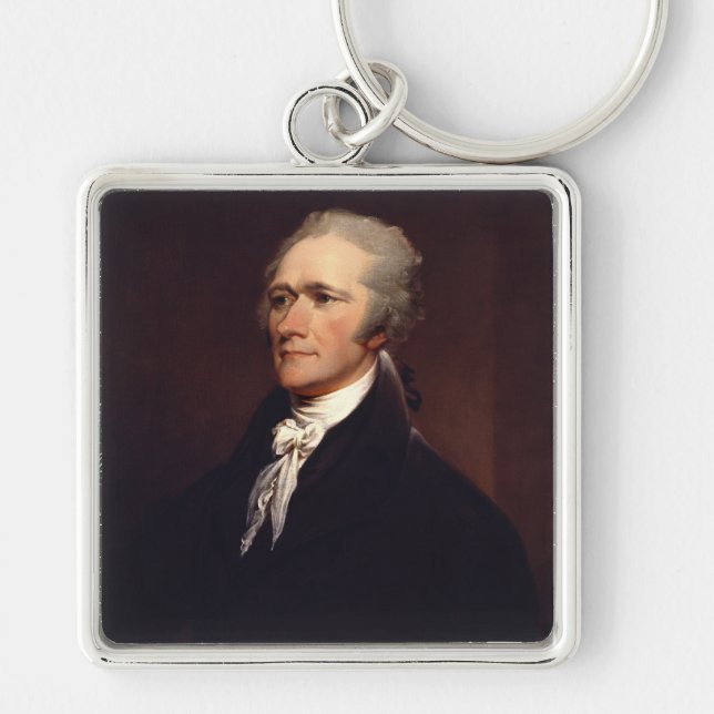 Porte-clés Alexander Hamilton : père fondateur des États-Unis (Devant)