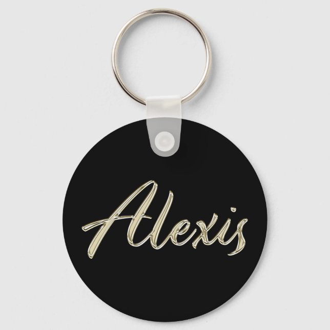 Porte-clés Alexis Whitegold Button (Recto)