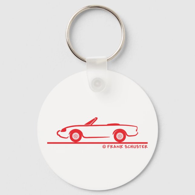 Porte-clés Alfa Romeo Spider Duetto (Recto)