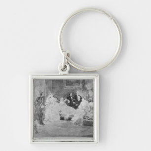 Porte-clés Alfred de Musset Eugene Delacroix