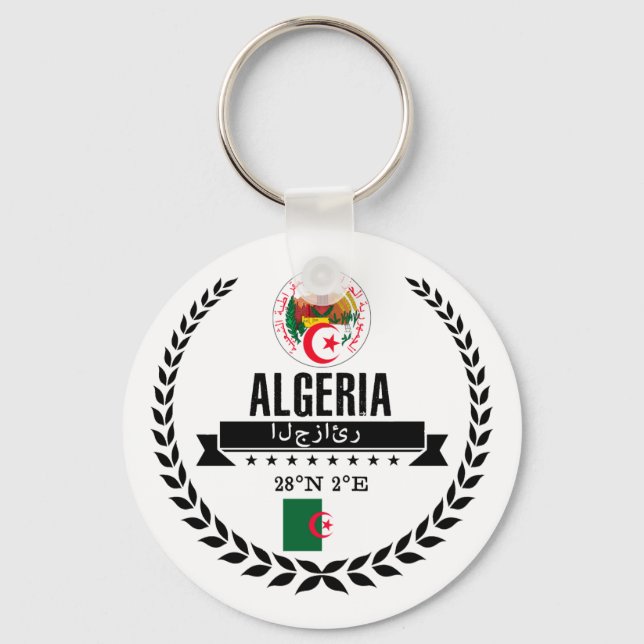 Porte-clés Algérie (Recto)