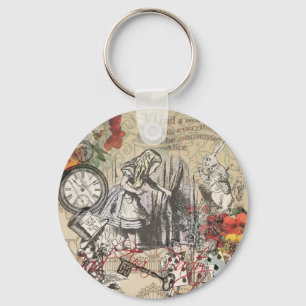 Porte-clés Alice à Wonderland
