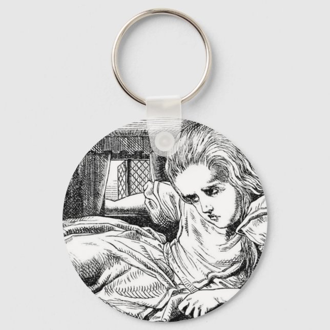 Porte-clés Alice dans la maison du lapin blanc (Recto)